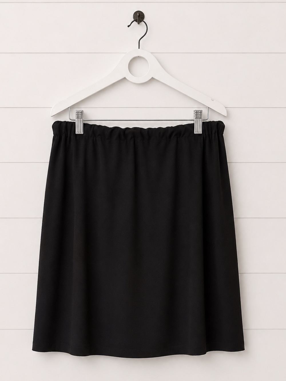 Joseph Ribkoff Black A-Line Elastic Waist Skirt